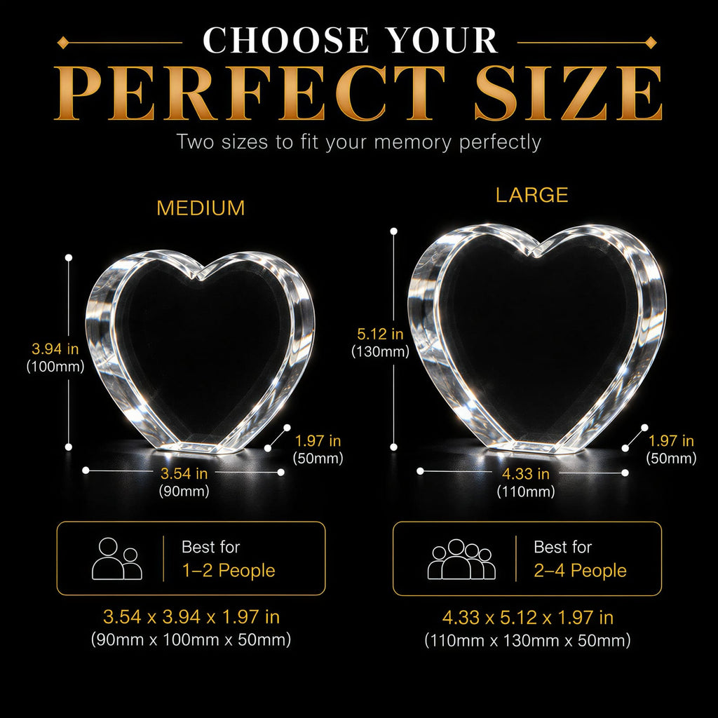 3D Heart Crystal image 5