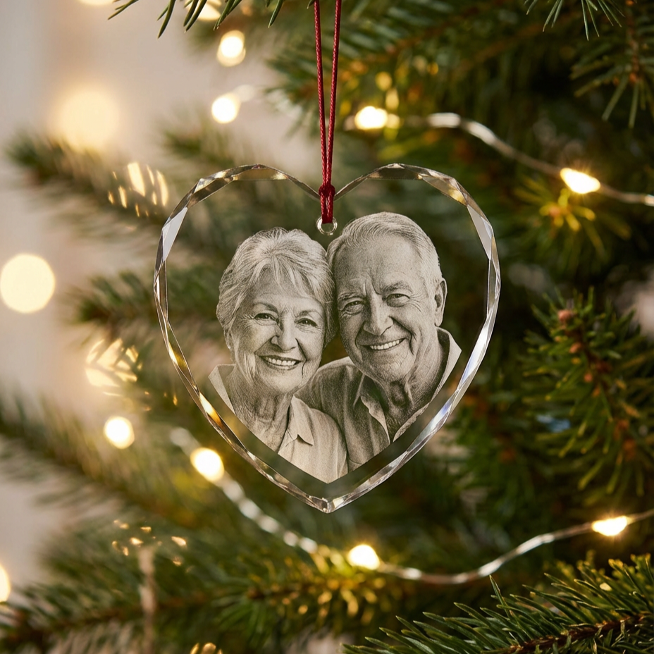 Crystal Ornament Heart image 2